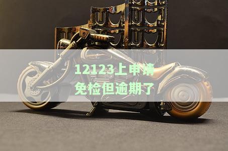 12123逾期申领免检标志不受理：原因与解决办法