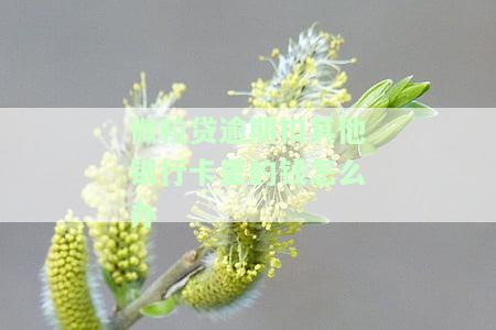 微粒贷逾期扣其他银行卡里的钱怎么办-微粒贷逾期扣其他银行卡里的钱怎么办理