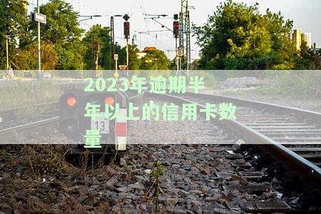 2023年逾期半年以上信用卡数量及最新政策解析