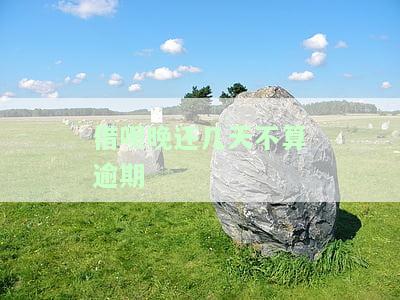 借呗晚几天还款会产生什么影响？