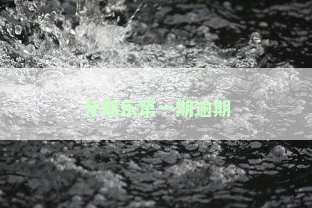 分期乐第一期逾期-分期乐第一期逾期几天,后面按时还款还能借吗