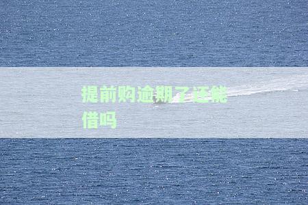 提前购逾期还能用吗？宽限期内还款有影响吗？逾期后如何处理？会不会爆通讯录？