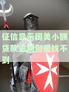 征信显示国美小额贷款逾期，但找不到贷款记录，该如何还款？