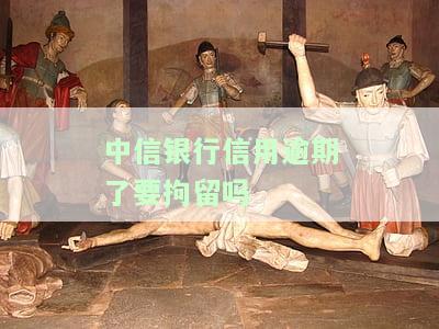 中信银行信用逾期了要拘留吗-中信银行信用逾期了要拘留吗多久