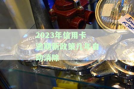 2023年信用卡逾期新政策：几年会自动消除？