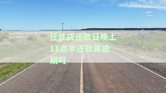 任性贷还款日晚上11点半还款算逾期吗？解决方案与到账、还款时间疑问解答