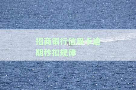 2021年招商信用卡逾期新政策详解