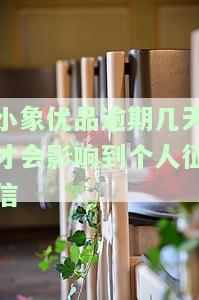 小象优品逾期后能否再次借款？影响其他平台借贷吗？