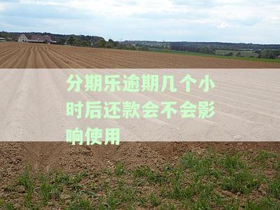 分期乐逾期几天还款后能否继续使用？对征信有影响吗？