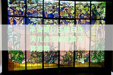 平安银行最佳还款日期及时间选择指南