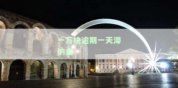 1万逾期一个月滞纳金多少？计算方法与合适金额解析