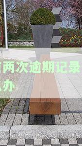 有两次逾期记录如何处理？对征信有何影响？能否申请贷款？