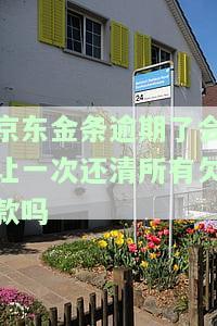 京东金条逾期了会让一次还清所有欠款吗-京东金条逾期了会让一次还清所有欠款吗