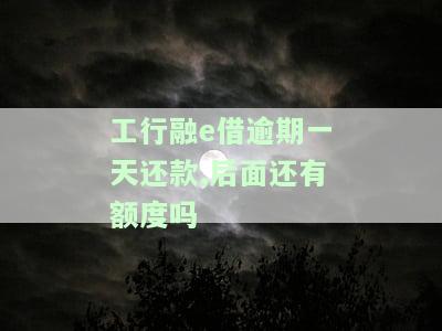 工行融e借贷款逾期一个月会关闭还款渠道吗？真的吗？逾期一次就不能再借出吗？