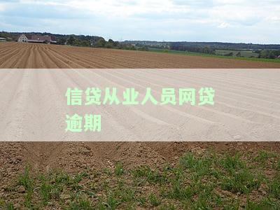 信贷从业人员网贷逾期-信贷从业人员网贷逾期怎么处理