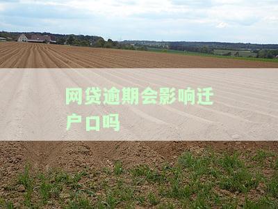网贷逾期是否会影响迁户口？知乎上有哪些相关讨论和解决方案？
