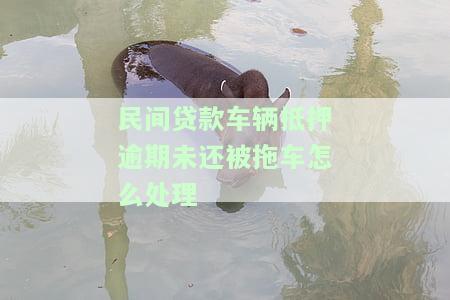汽车抵押贷款逾期来拖车被制止了解决方案及费用说明