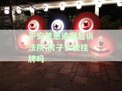 平安普惠起诉是否会拍卖房产？法院强制执行可能性大吗？