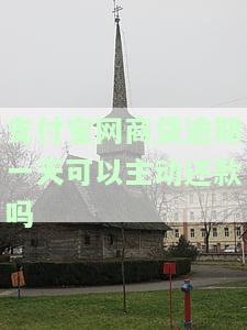 支付宝网商贷逾期一天可以主动还款吗？安全吗？会对征信产生影响吗？