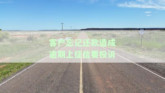 客户忘记还款造成逾期上征信要投诉怎么办？教你如何解决逾期问题