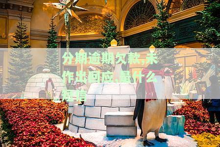 分期逾期欠款,未作出回应,是什么短信