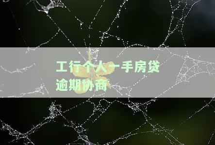 工行个人一手房贷逾期协商还款流程及后果解析