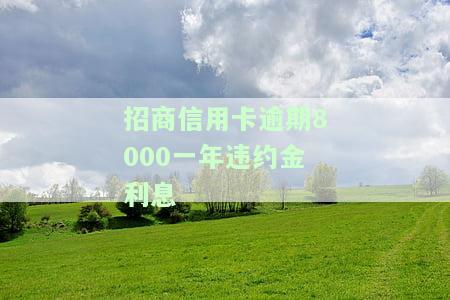 招商逾期八千：逾期多久会起诉？