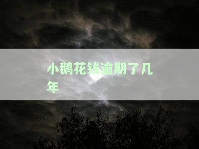 小鹅花钱逾期几年没还？严重后果、影响征信全解析！