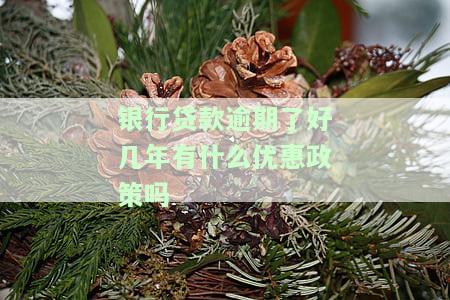 银行贷款逾期了好几年有什么优政策吗-银行贷款逾期了好几年有什么优政策吗