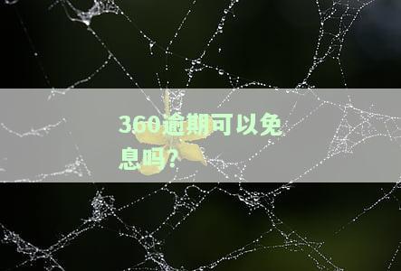 360逾期无力偿还2020新规定：如何应对高额逾期费用并减少还款压力？