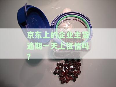 京东上的企业主贷逾期一天上征信吗?-京东上的企业主贷逾期一天上征信吗有影响吗