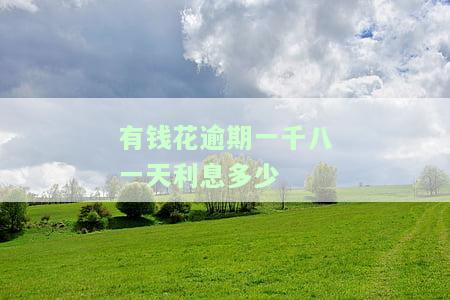 有钱花逾期1万：一年罚息多少？会起诉吗？如何解决？