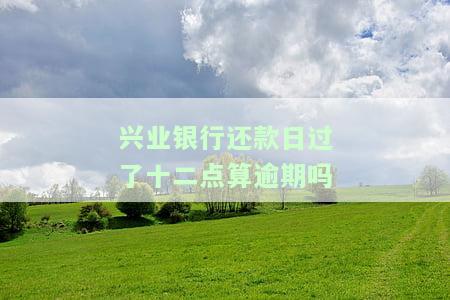 兴业银行还款日过午夜算逾期吗？该如何处理？最晚可推多久还款？