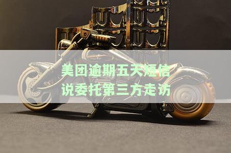 美团逾期五天短信说委托第三方走访
