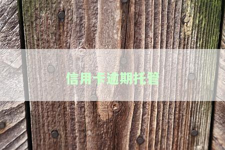 信用卡逾期托管的影响：全面解析与解答