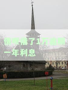 借呗借了1万逾期一年利息