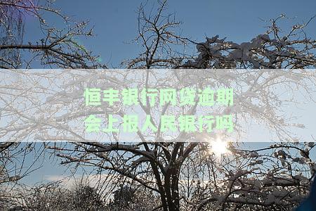 恒丰银行逾期贷款处理全攻略：管理办法、利息计算及还款方式