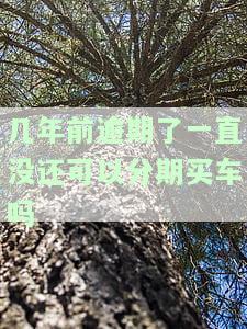 几年前逾期能否贷款？影响及解决方法全解析