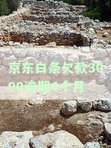 欠款3000逾期4个月的后果及处理方式