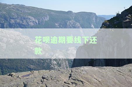 花呗逾期需线下还款才能使用，安全吗？恢复后线上线下支付受限如何解决？