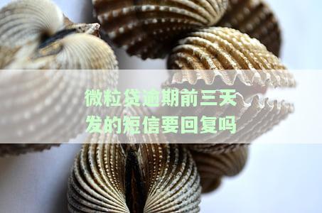 微粒贷逾期17天，收到催款信息：3天内还款，否则面临全额罚款