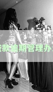 贷款逾期管理办法最新规定及修订