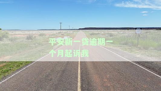 平安新一贷逾期被起诉：判决一次性还清，无力还款怎么办？