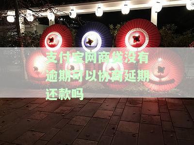 支付宝网商贷没有逾期可以协商期还款吗-支付宝网商贷没有逾期可以协商期还款吗