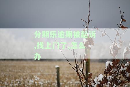 分期乐欠款逾期被起诉：已还清，是否会坐牢？立案后如何处理？