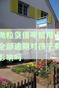 微粒贷借呗信用卡全部逾期对孩子有影响吗