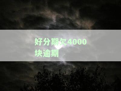 4000没还，会起诉吗？欠款一年多还能分期还吗？