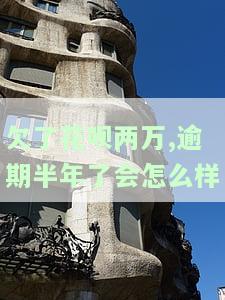 花呗欠款两千多逾期两年，是否算严重？可能产生的后果是什么？包括罚息、律师费用等。