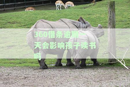 逾期一天会影响孩子读书吗？解决办法与影响分析