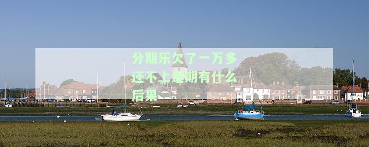 分期乐欠款一万多逾期一年，真的会有什么后果？会不会被起诉？